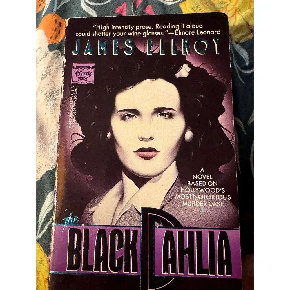 The Black Dahlia by James Ellroy 1988 First Paperback Printing Vintage Noir